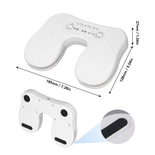 White Wireless Foot Controller for Tablets & Phones with WIFI BT USB C 1