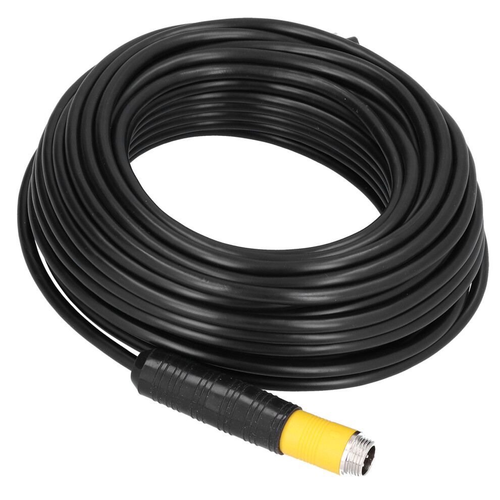 50Ft Waterproof 4Pin Car Video Extension Cable For Cctv Truck Trailer 8781359042256