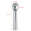 Aluminiumlegierung Wassermelone Eiscreme-Scooper Silber, 18cm 7