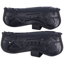 Adult Football Shin Pads Guard 1 Pair Black Sports Leg Protectors for Soccer