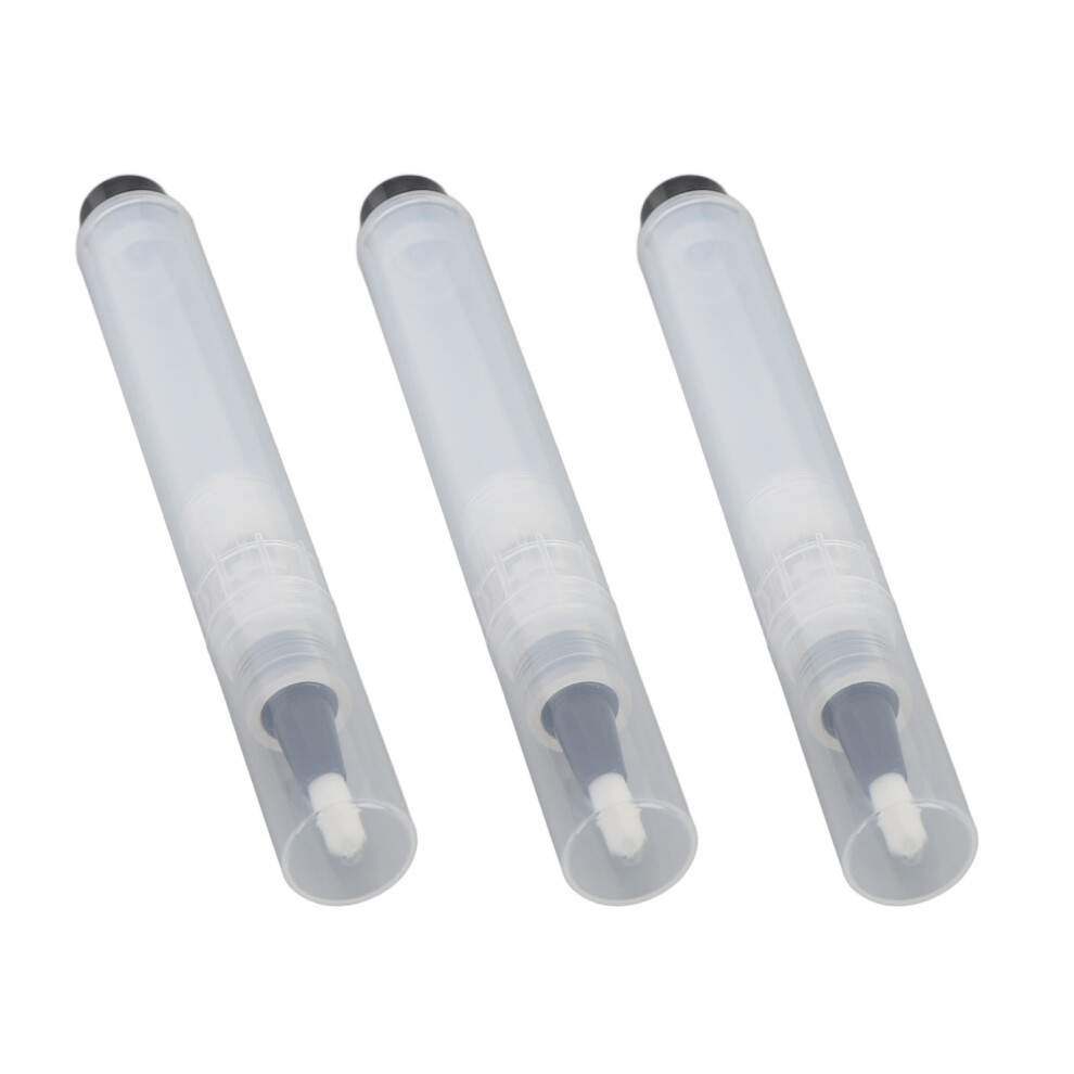 3pcs Refillable Makeup Brush Pen Set | Portable Transparent Cosmetic Containers