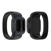 Silicone Kids Watch Strap for Garmin JR3, Camouflage Colors, L-8.6in S-7.5in