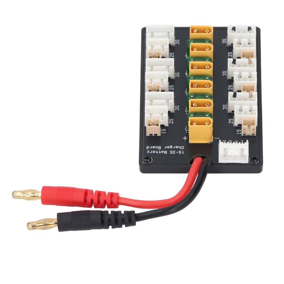 Battery Parallel Charging Board 1S-3S Abs For Xt30/Jst-Ph2.0 Up To 30A 9421359046449