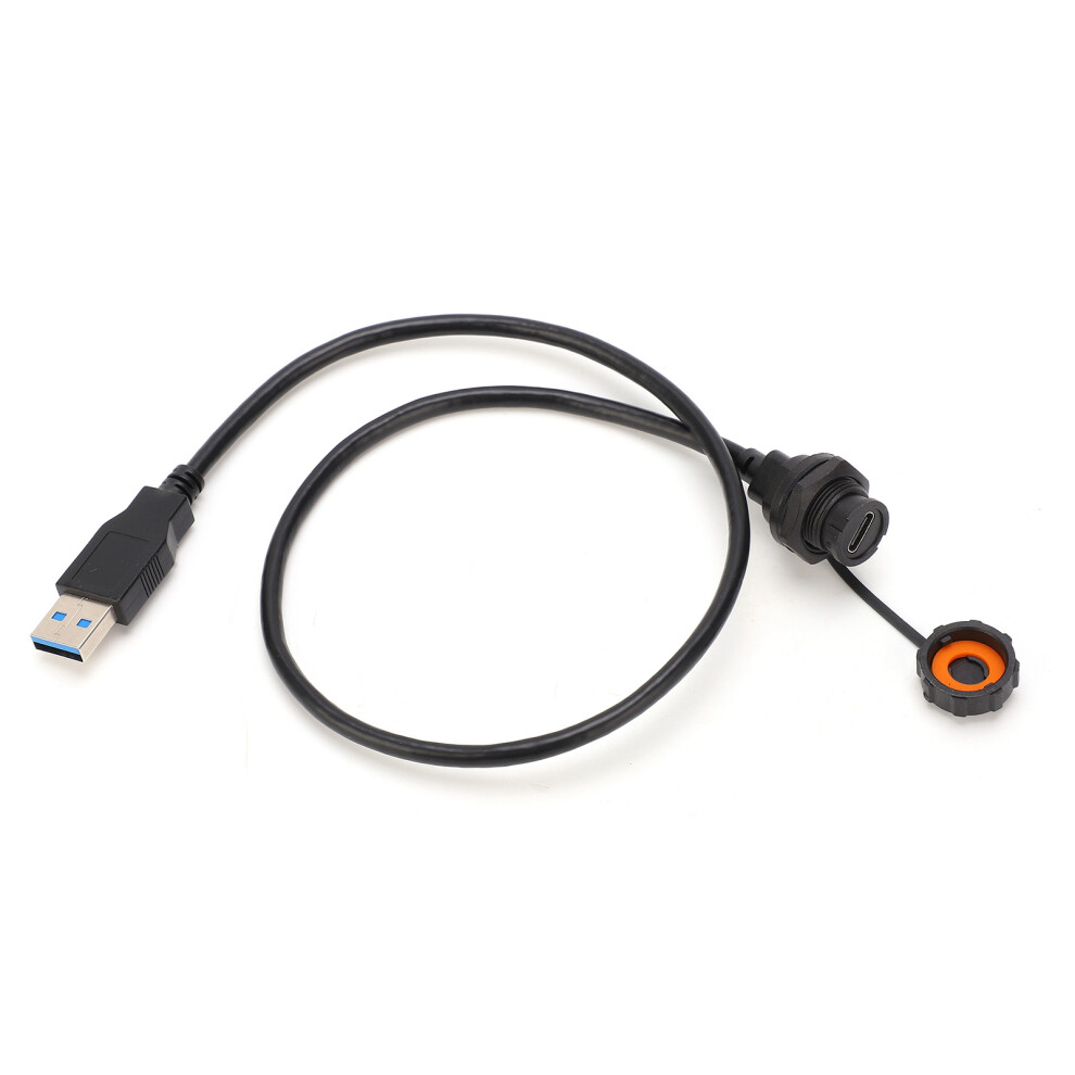 Waterproof Ip68 Usb-C Female To Usb 3.0 Male Connector 1M Cable 5071359046686