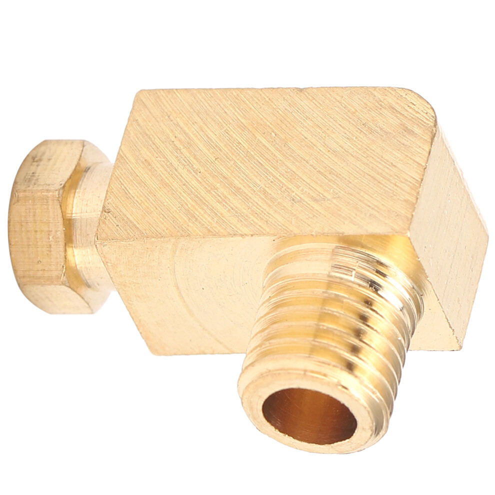 Brass 90 Elbow Tube Fitting 4Mm M8 X 1 Oil Pipe Connector 7891359046169