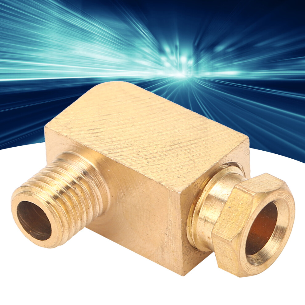 Oil System Brass 90 Elbow Compression Tube Fitting 6Mm Pl608 M8 X 1 6941359047435
