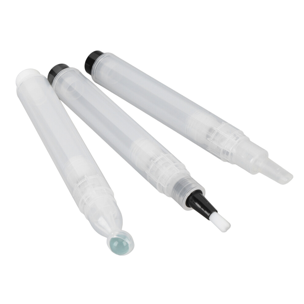 3 Pcs Brush Tip Twist Pen Set, Empty Cosmetic Bottle, Liquid Foundation Serum Applicator