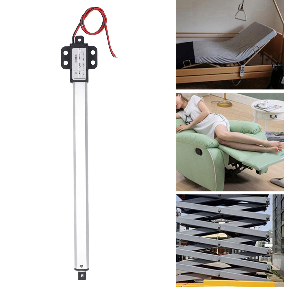 Electric Linear Actuator 200Mm Stroke 15Mm/S 50N Dc24v For Robotics & Furniture 5081359047781