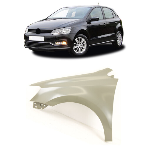 VW Polo 2009-2017 Front Wing Passenger Side Primed 1