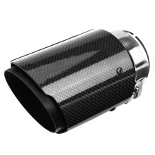 Auspuff-Endrohr 60mm Carbon Fiber Stil - Universelles Edelstahlrohr