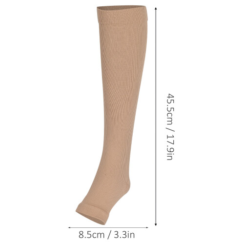 2pcs Compression Socks Australia Open Toe Support Stockings Elastic Leg Support 2
