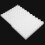 White 2Pcs Fondant Modeling Sponge Mat for Flower Shaping DIY 13