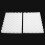 White 2Pcs Fondant Modeling Sponge Mat for Flower Shaping DIY 7