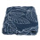 Sofabezug mit blauen Blättern, weich, elastisch, 5