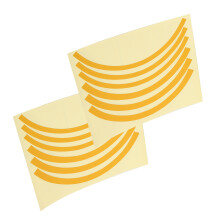 2PCS Yellow Reflective Tire Stickers for Xiaomi M365/Pro Scooter