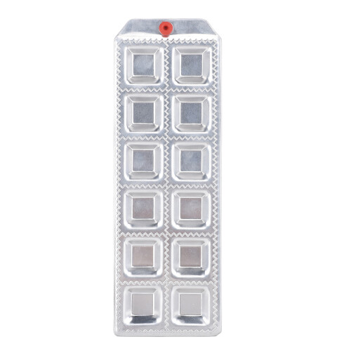 Multifunctional 12-Hole Dumpling Maker: Sturdy Aluminum Pasta Tray 2