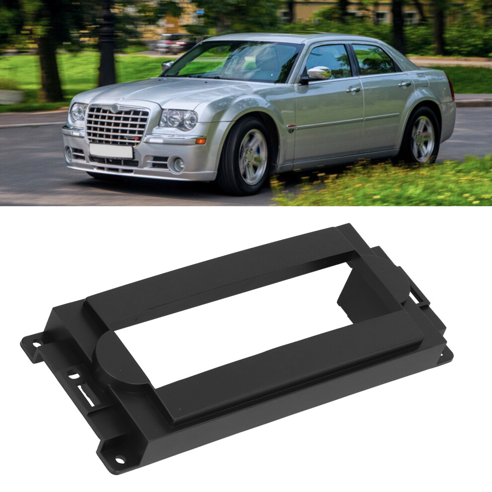 Chrysler 300C 2004+ Car Stereo Fascia Plate 1Din Dash Panel Frame Finish Black 7691359057512