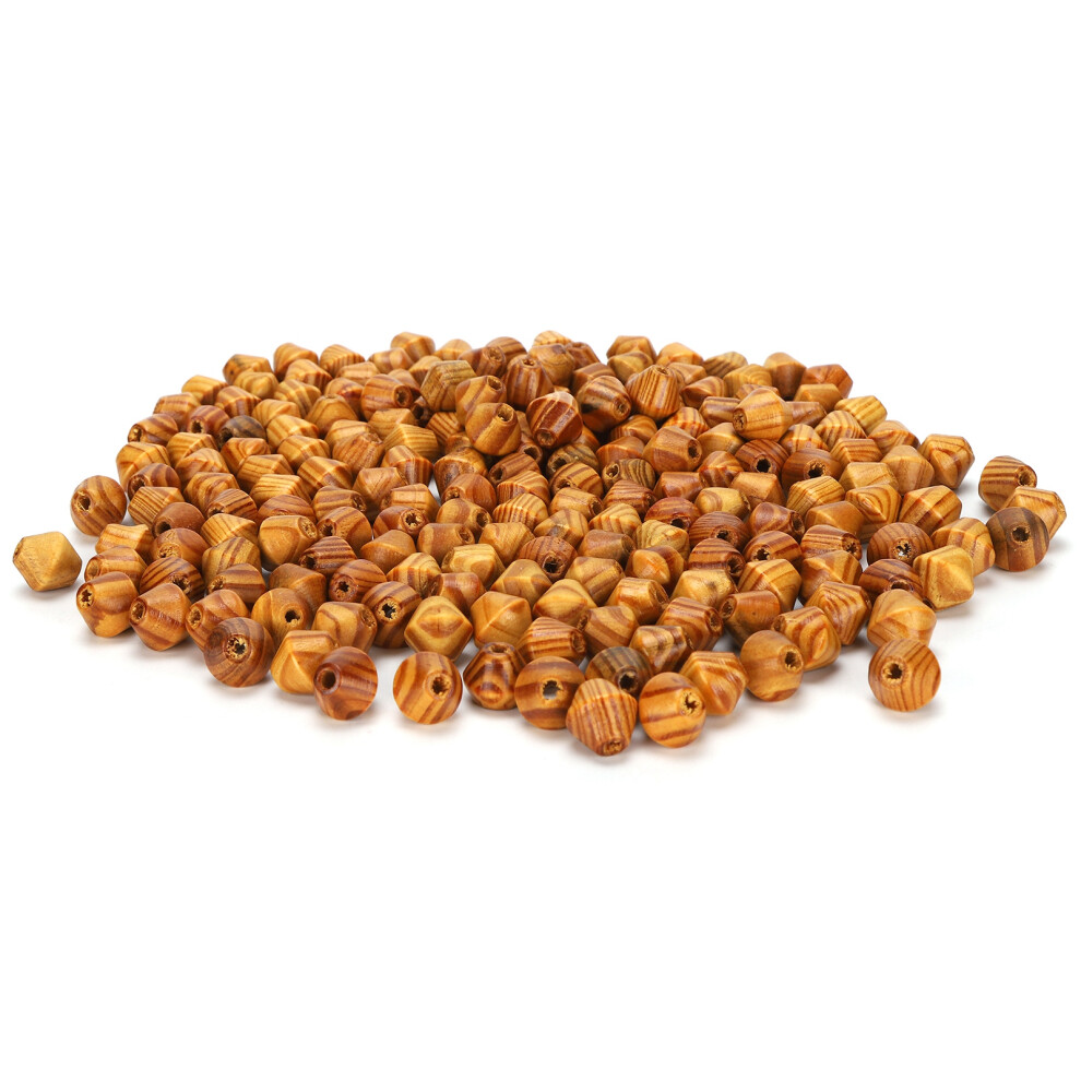 200Pcs Wooden Beads 16x16MM Coffee Color for Jewelry & Crafts-image-OPC-PMTK69Q-NEW