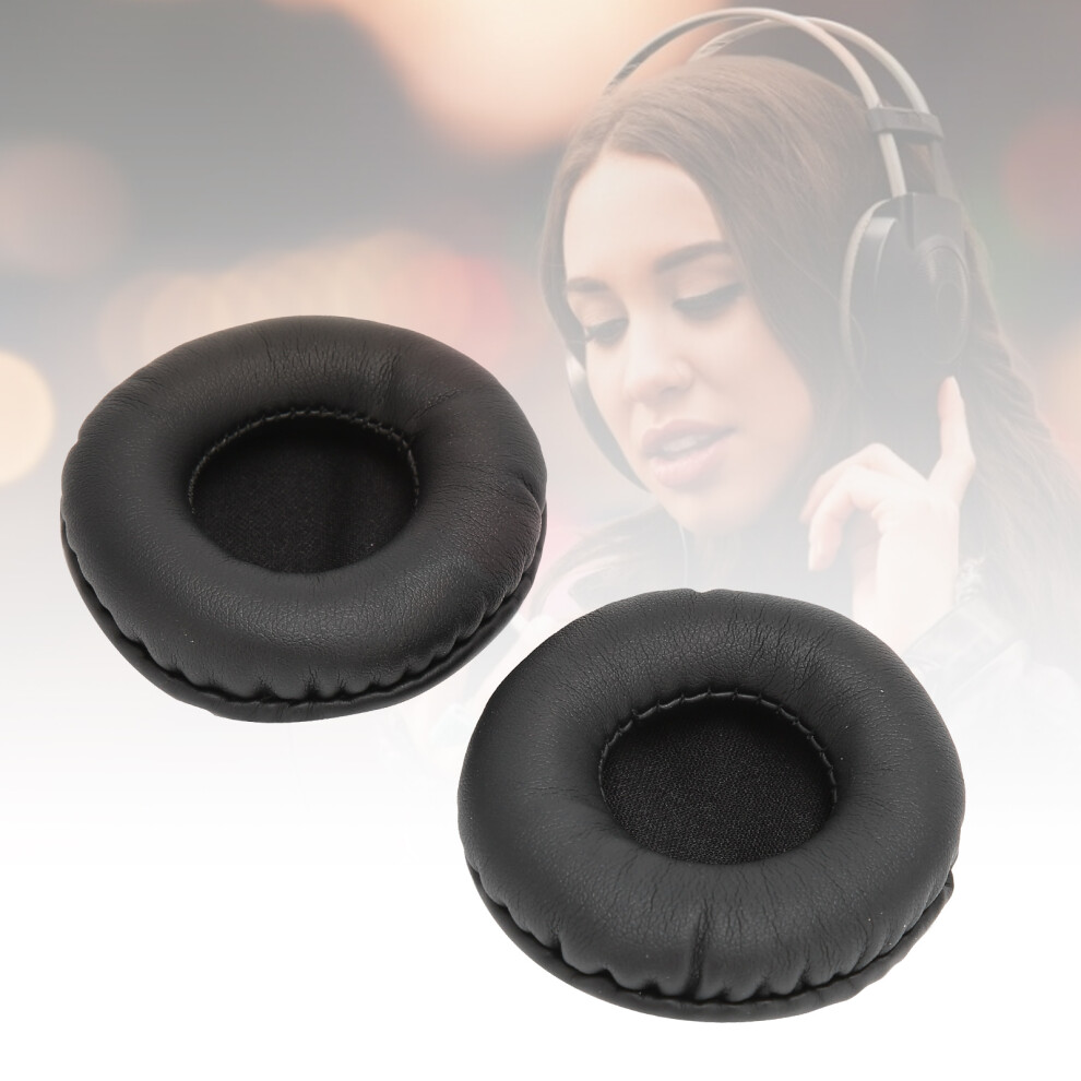 60Mm Headphone Ear Cushions Soft Sponge Replacement For Headsets Black 9411359058344