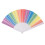 5Pcs Handheld Folding Fan Regenbogen Hand Fan 8