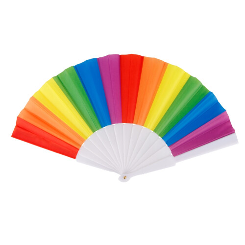 5Pcs Handheld Folding Fan Regenbogen Hand Fan 1