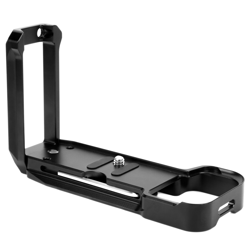 Aluminum Alloy Camera L-Shape Bracket For Sony A7c, 193G Black 8451359058808