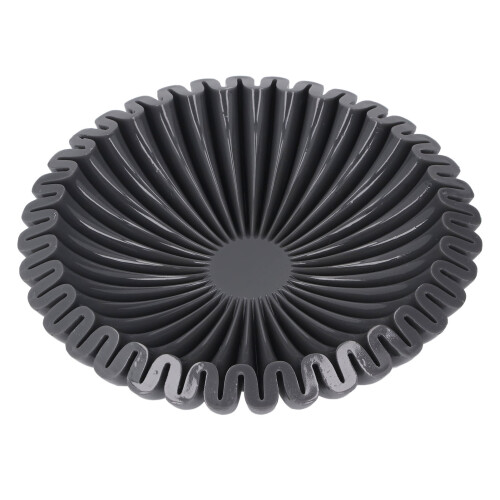 Schwarze Schale, Kunstharz, dekorativ, modern, 1