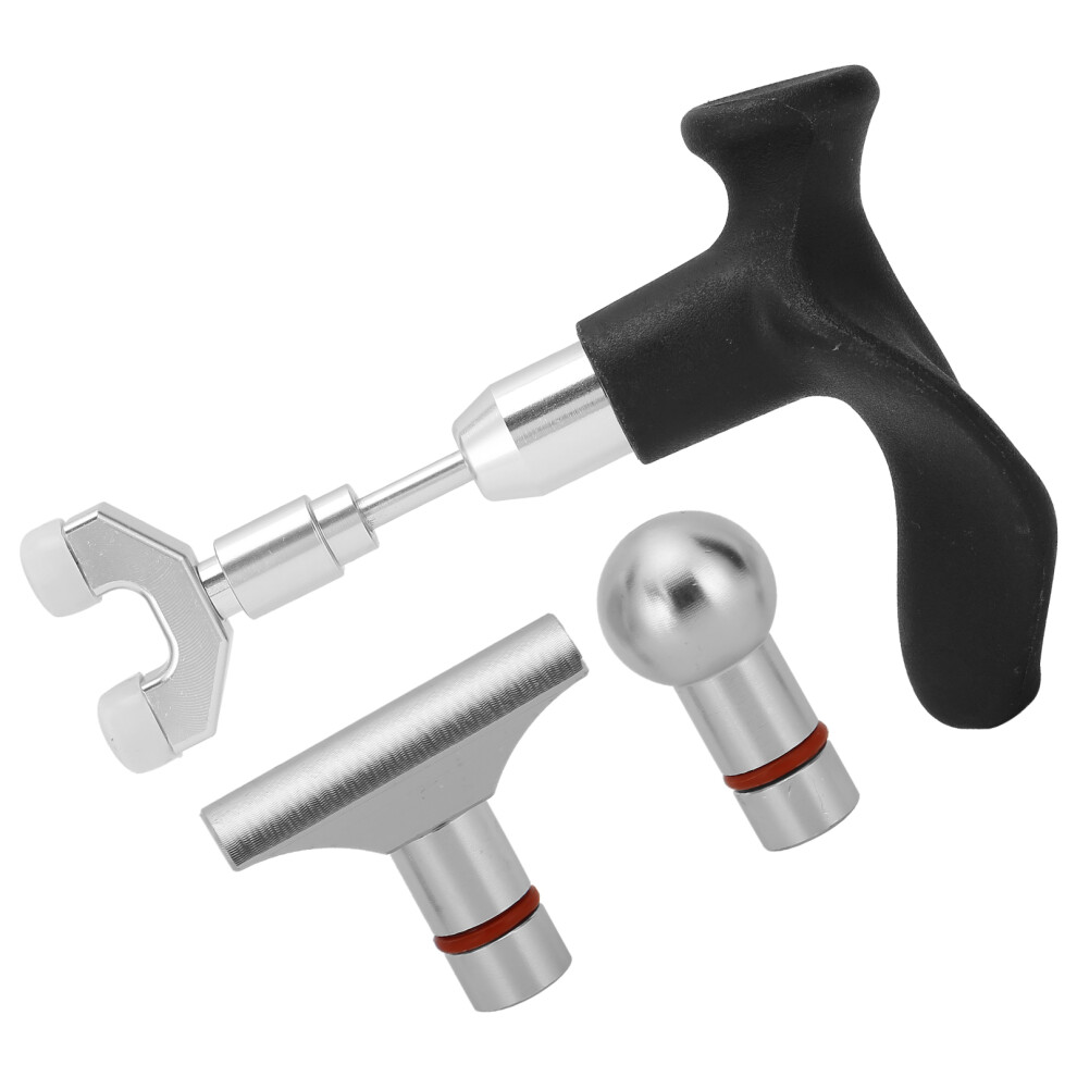Deep Tissue Massage Tool with 3 Heads â Stainless Steel Trigger Point Massager