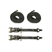 Ratchet Tie Down Straps 25MM 10M 1.5T X2