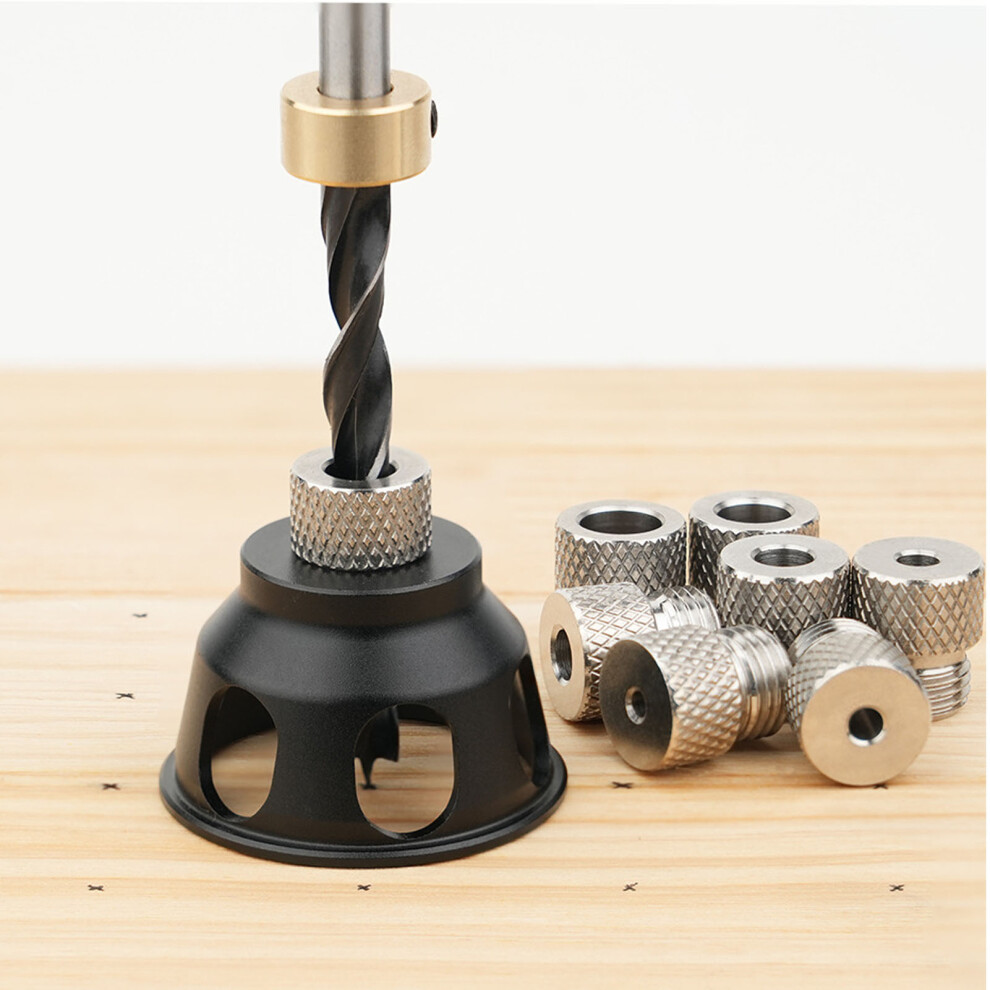Vertical Hole Punch Locator Aluminum Alloy Drill Jig 3-10Mm 5061359059328