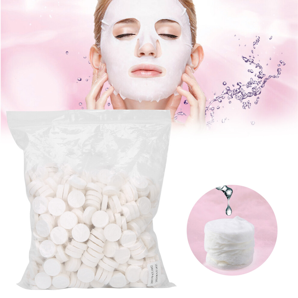 500pcs Disposable Facial Masks - Moisturizing Pure Cotton Sheets
