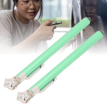 10 pièces jauge de pneu en forme de crayon blanc 3 plages de mesure 20-120 psi