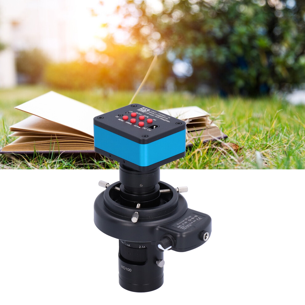 4K 12MP USB Industrial Microscope Camera 200X C-Mount with Ring Light-image-OPC-PMTK79P-NEW