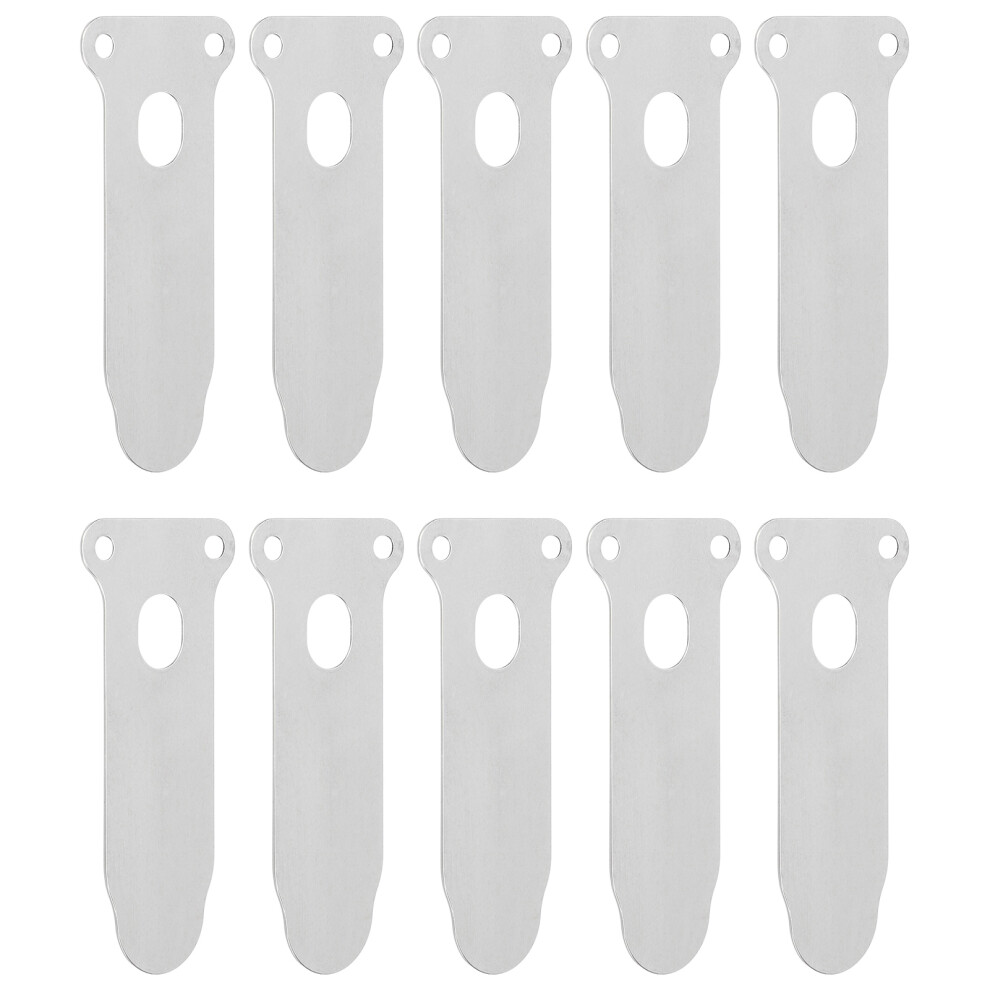 10Pcs Steel Air Compressor Valve Plate Tongue Shape Cylinder 62Mm Replacement 8481359062772