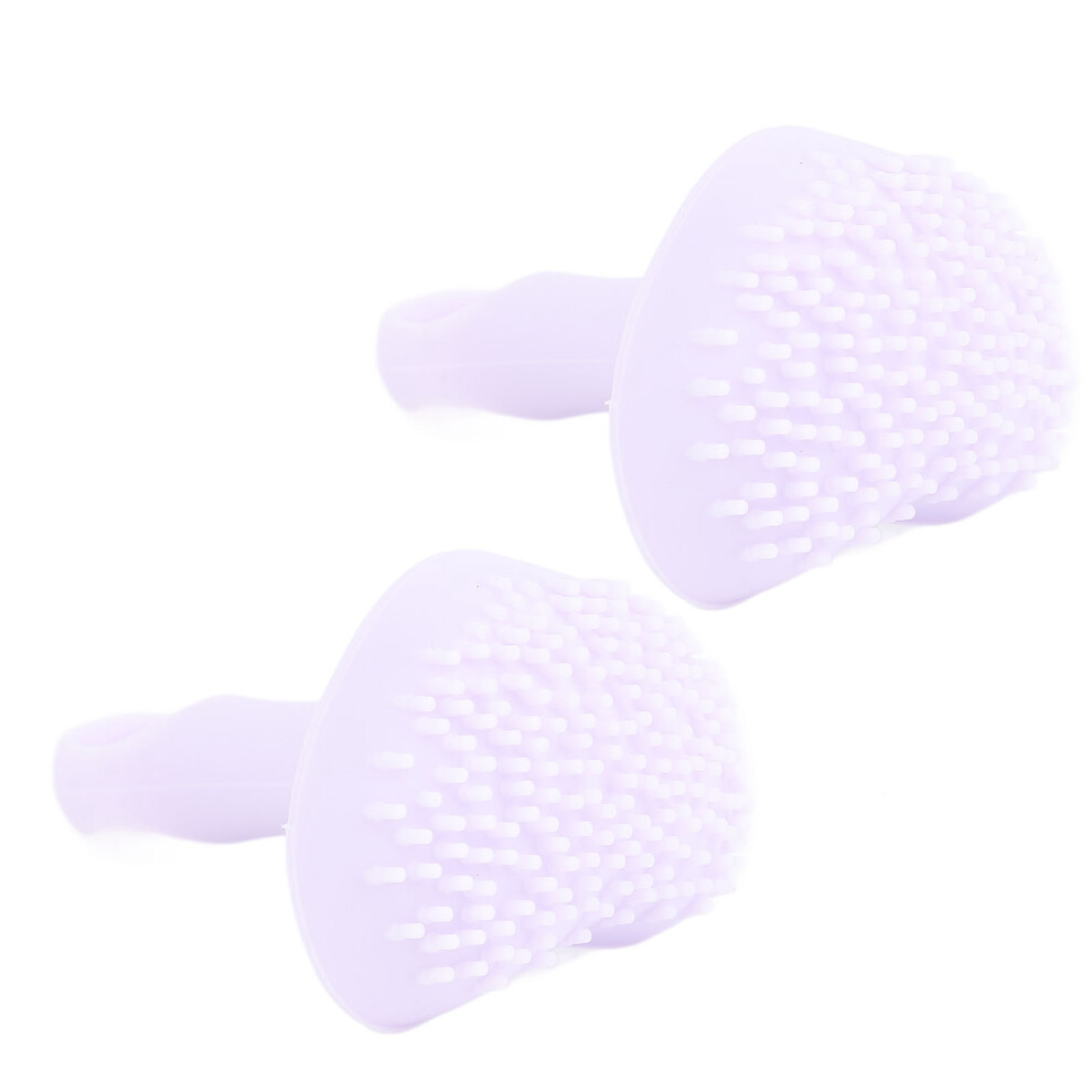 2 Pcs Silicone Freckles Stamp Makeup Tool, Realistic & Cute, Purple