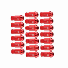 Aluminium M12X1.5 Rennradmuttern Rot – Verbessere das Fahrverhalten des Autos