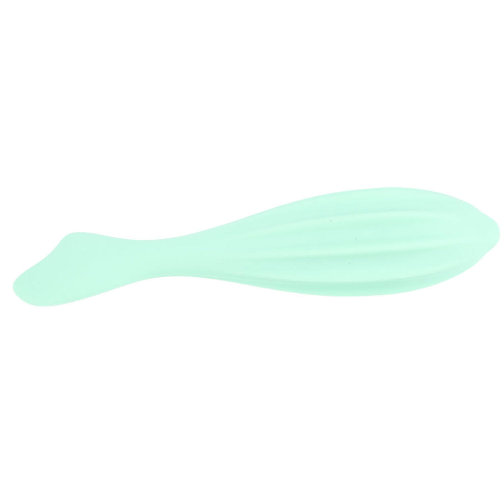 Green Silicone Facial Roller - Portable Ergonomic Skincare Tool