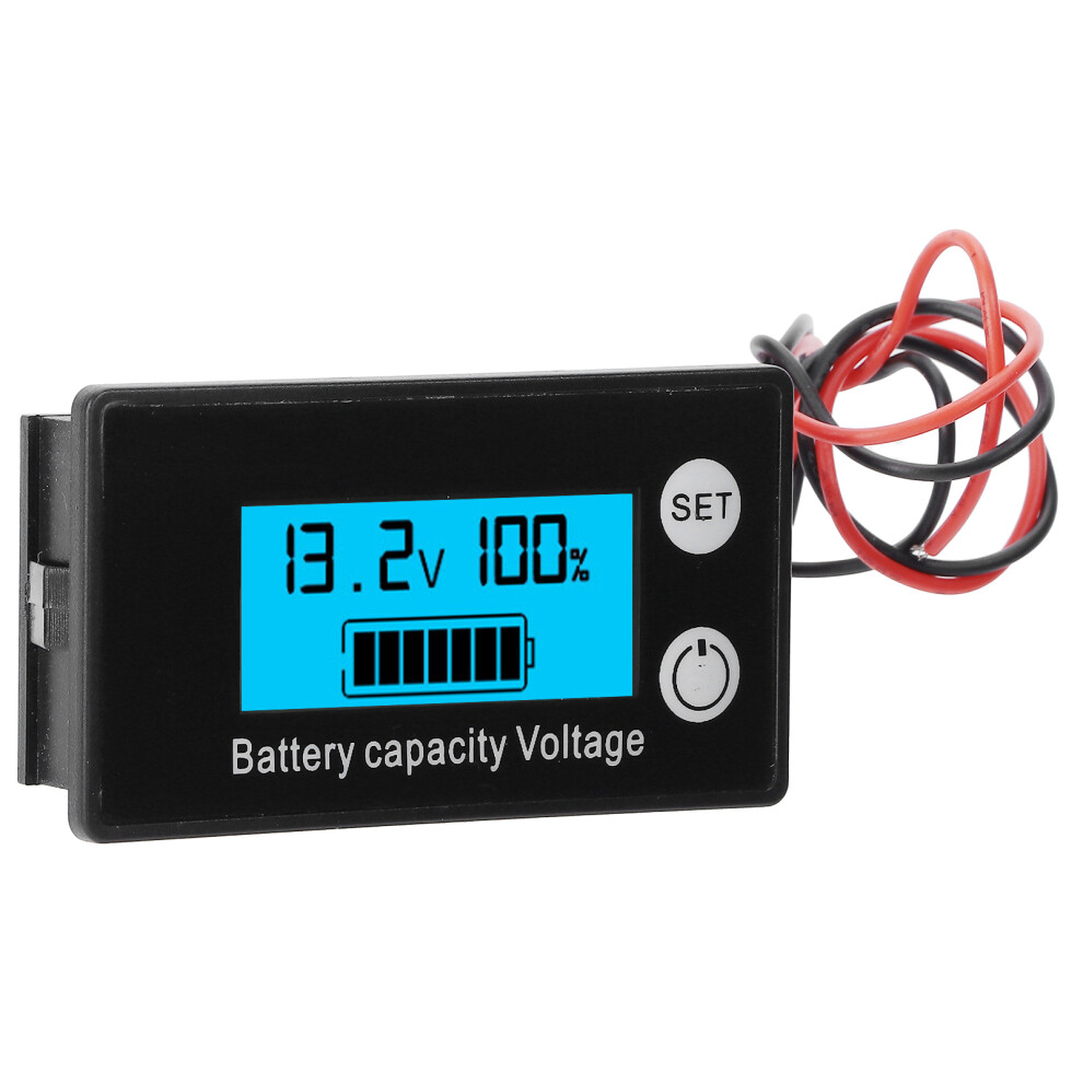 JXâ6133 LCD DC Voltage Meter Waterproof Battery Capacity Tester 8-100V Blue-image-OPC-PMTK8XP-NEW