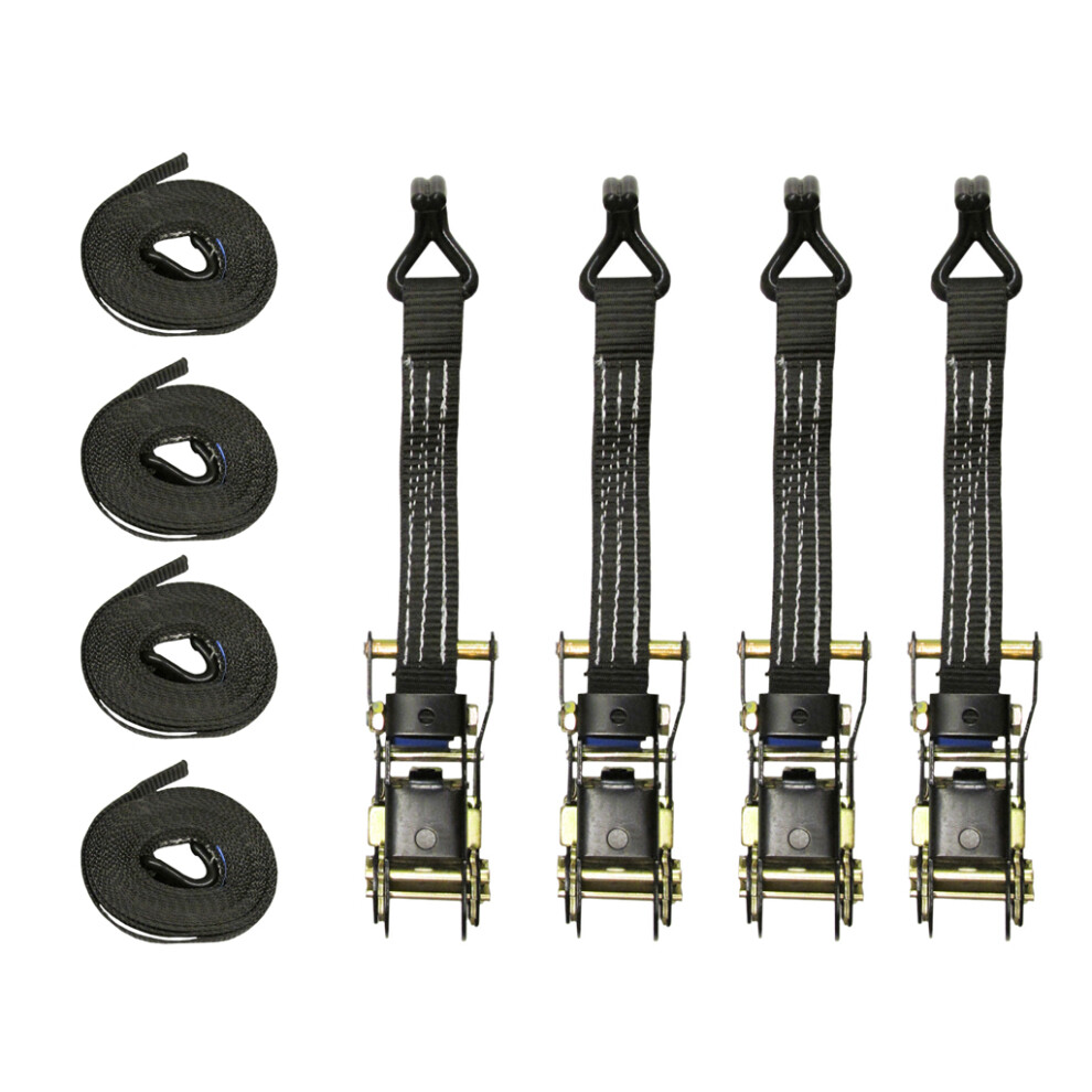 Ratchet Tie Down Straps 25Mm 10M 1.5T X4 600988496972