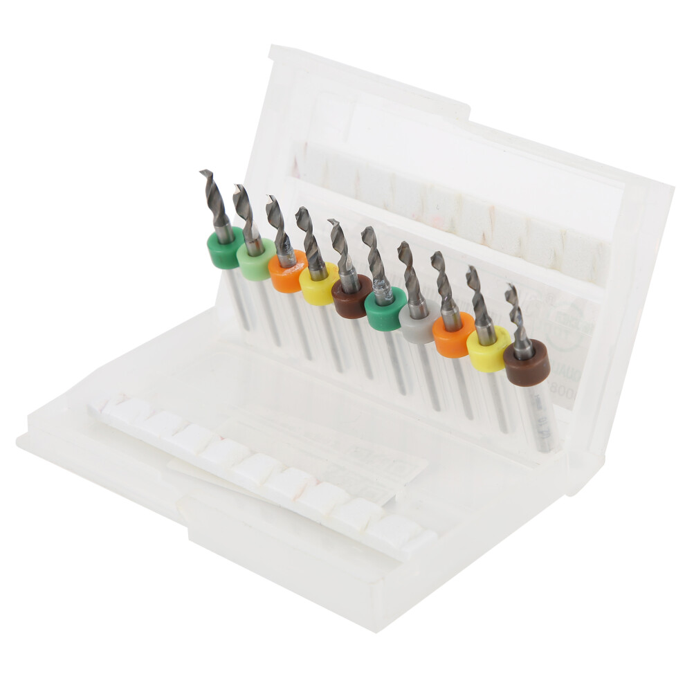 Durable 2.1-3.0Mm Micro Twist Drill Bits Set For Precise Pcb Drilling 8731359066394