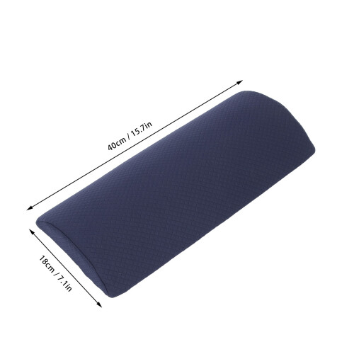 Cuscino lombare per dormire 40x18 cm blu 1