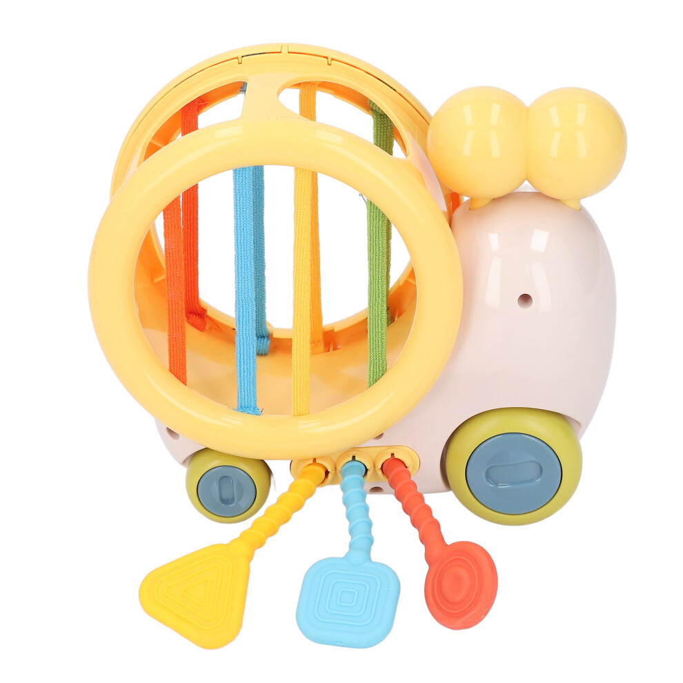 Shape Sorter Pull String Toy For Toddlers—, 16X13.5cm Sensory & Fine Motor Yellow