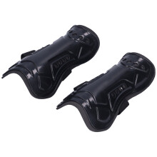 Football Shin Pads Leg Guard for Adults - Sport Shin Protectors Black 1 Pair