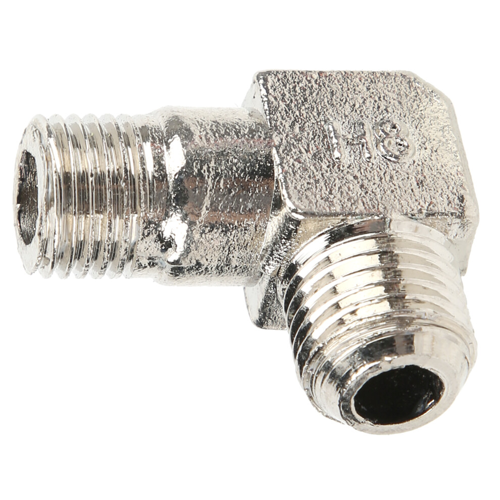 Zinc Alloy 1/4 X 14 Air Pump Elbow Pipe Joint Fitting 4361359068049