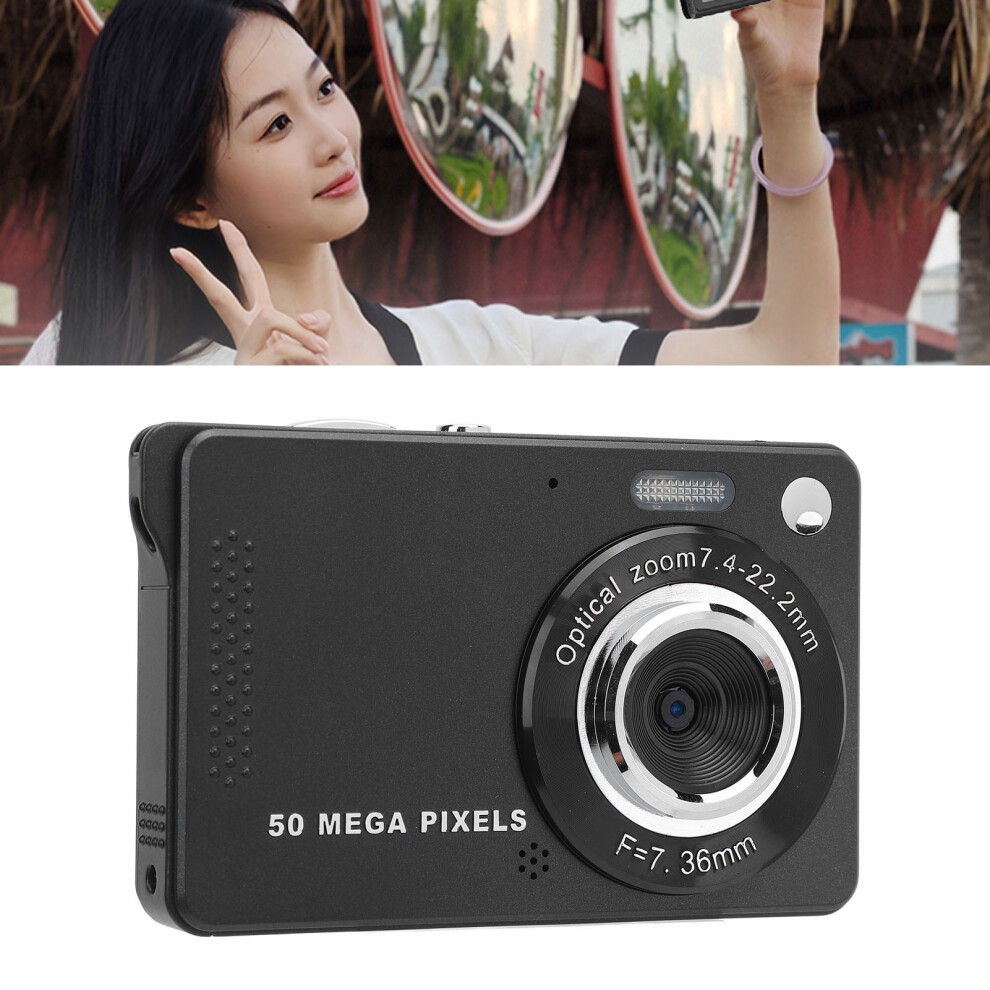 Digital Camera 2.8" IPS 1080P 50MP 16x Zoom Fill Light Rechargeable-image-OPC-PMTKB79-NEW