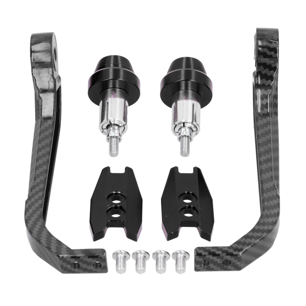 Universal Carbon Fiber Style Aluminum Handlebar Guard 22Mm Black 4961359069970