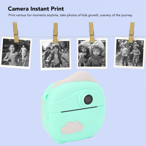 Instant Print Camera 2 Inch HD IPS Screen 12MP No Memory Card 2