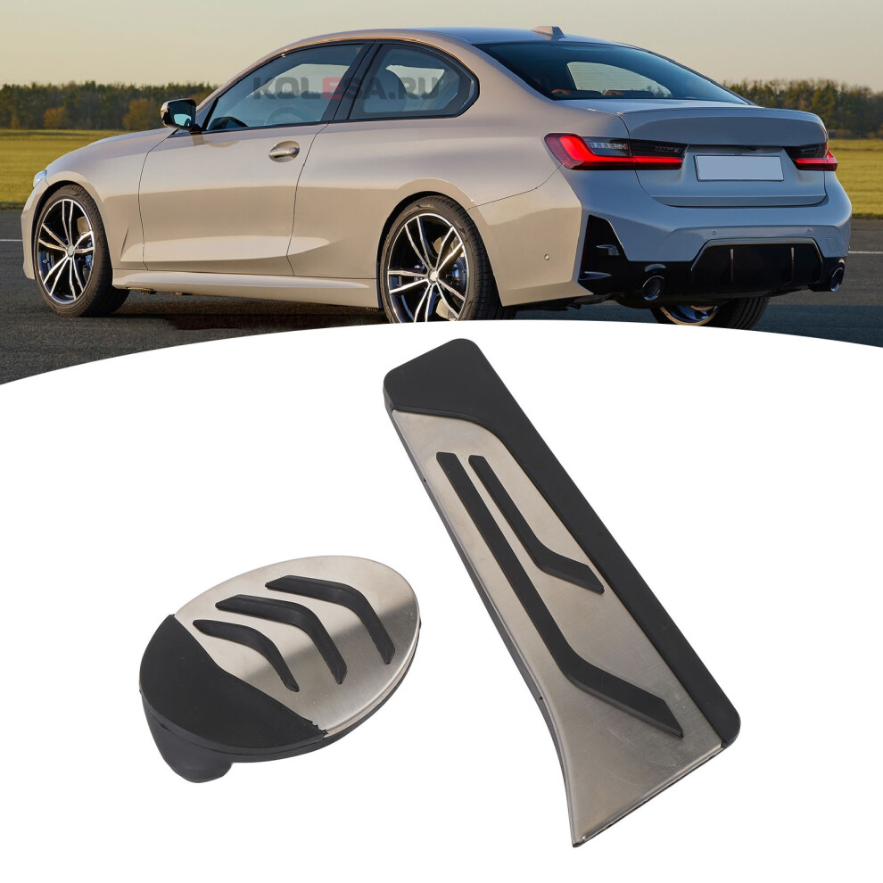 Rubber Gas Brake Pedal Cover Set For 1 2 Series X1 F48 F49 2016-2022 9441359070909