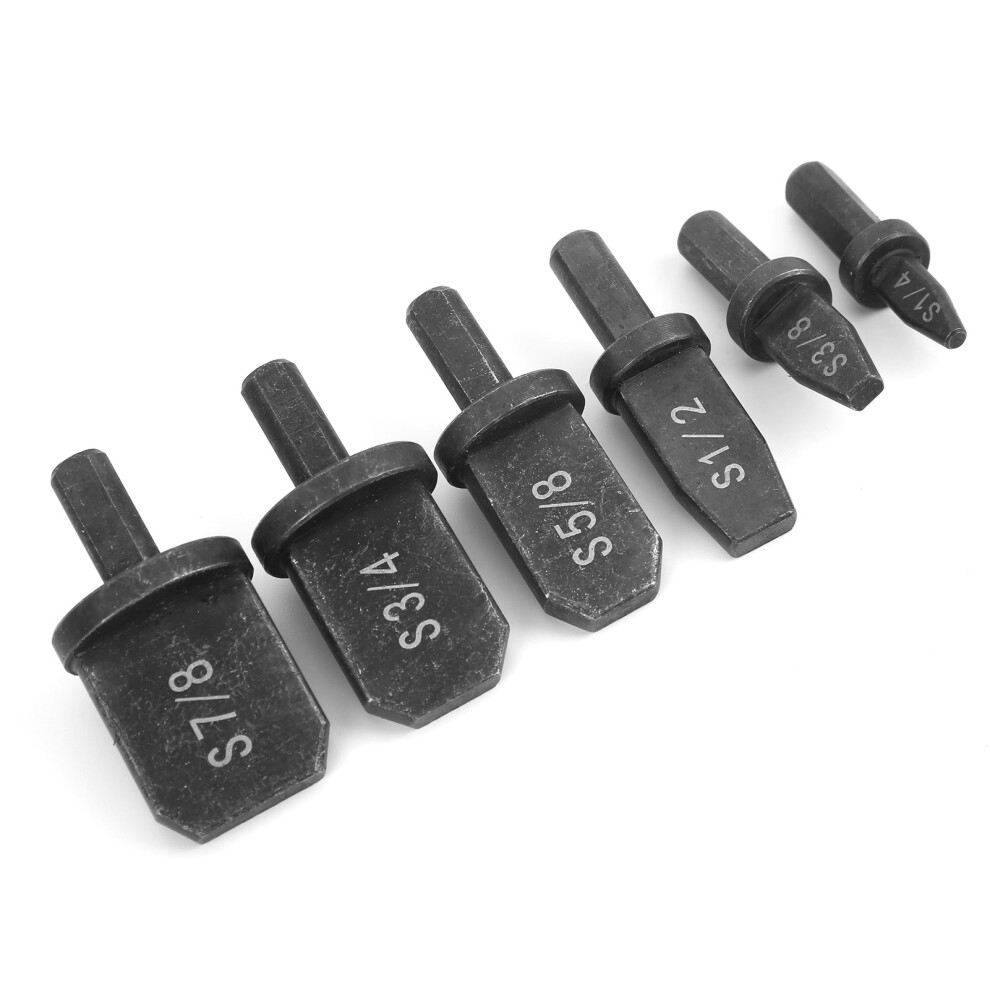 6Pcs Tube Expander Drill Bit Set For Air Conditioner Copper Pipe Flaring 8411359071344
