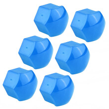 Set of 20 21mm Blue Auto Hub Nut Cover Anti Theft Screw Protection Caps